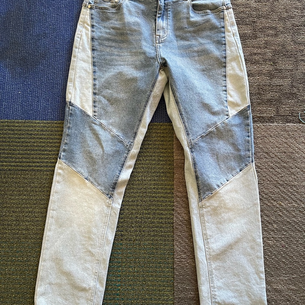 Homme + Femme patchwork denim jeans 36 unisex